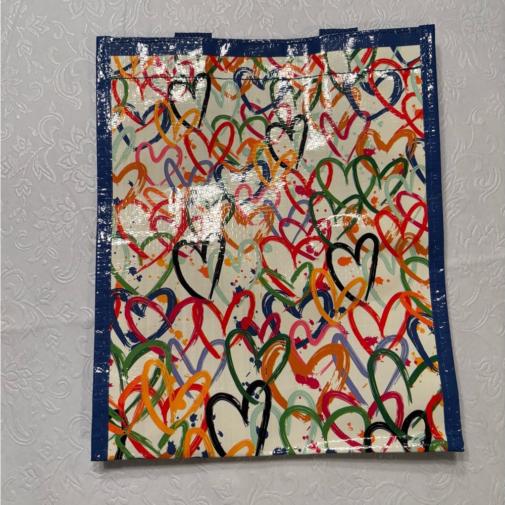 Vera Bradley Colorful Heart Pattern Tote Bag - Picture 2 of 4